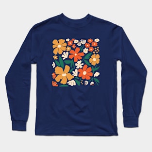 Blooming Garden at Midnight Long Sleeve T-Shirt